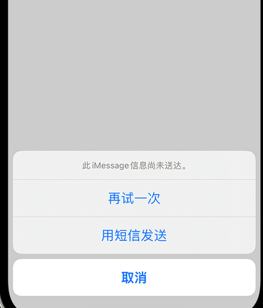 昂仁apple维修iPhone上无法正常发送iMessage信息