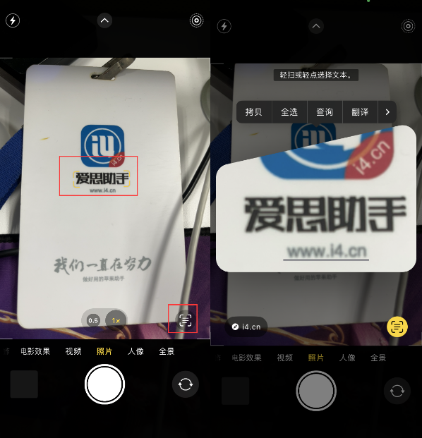 昂仁苹果手机维修分享升级iOS 16后如何通过相机翻译文本 