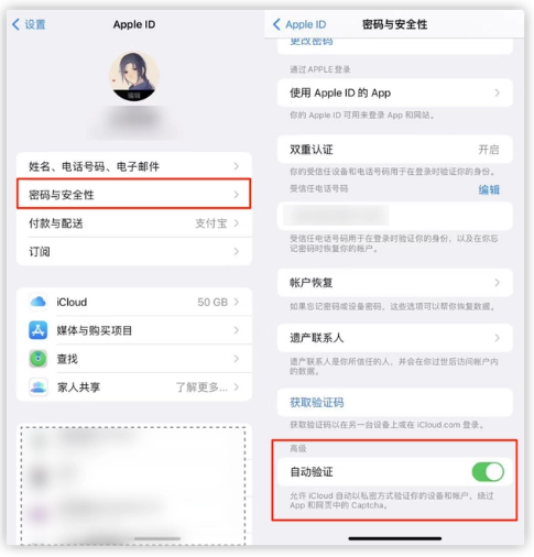昂仁苹果手机维修分享iOS 16 自动验证功能开启方法 