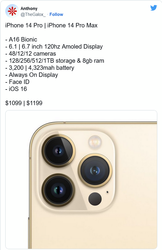 昂仁苹果14维修分享iPhone 14全系涨价 