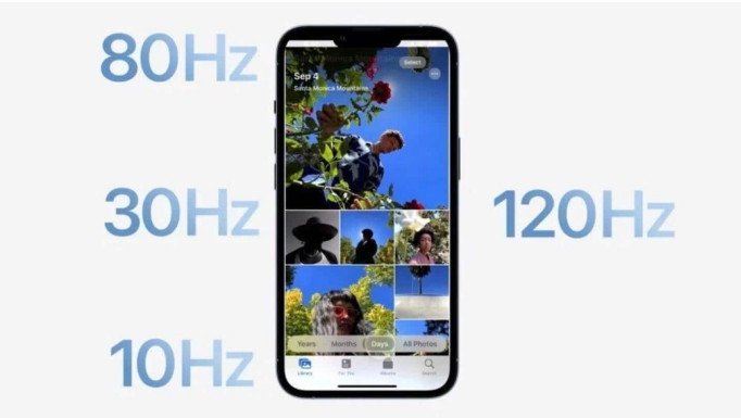 昂仁苹果14维修分享iPhone 14有高刷吗 