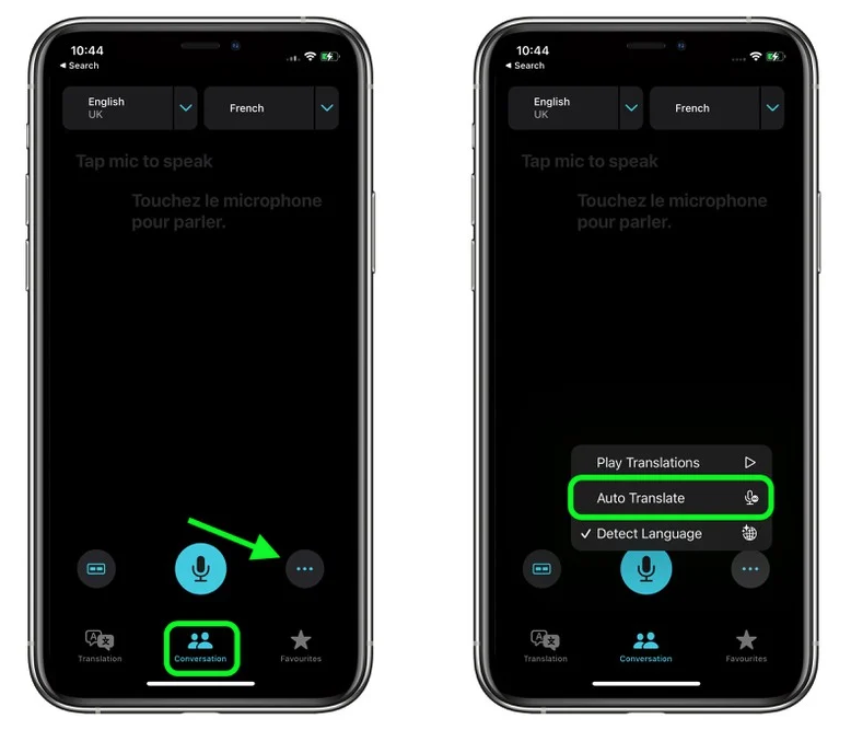 昂仁苹果手机维修分享iOS 15 “翻译” App 新改进 