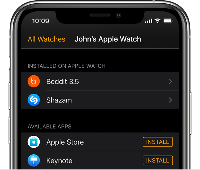 昂仁苹果手机维修分享如何在 Apple Watch 上下载应用 